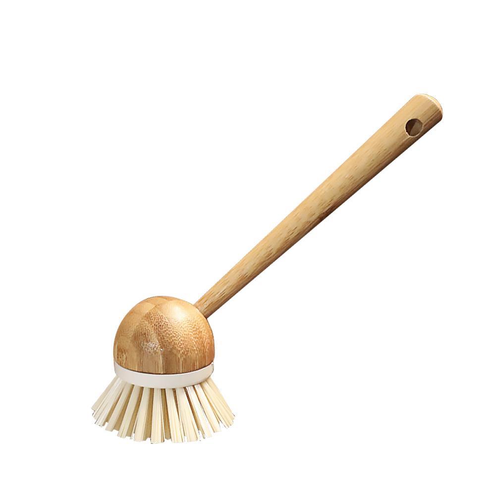 Bamboo Dish Brush - Eco-Friendly Kitchen Cleaning Scrubber