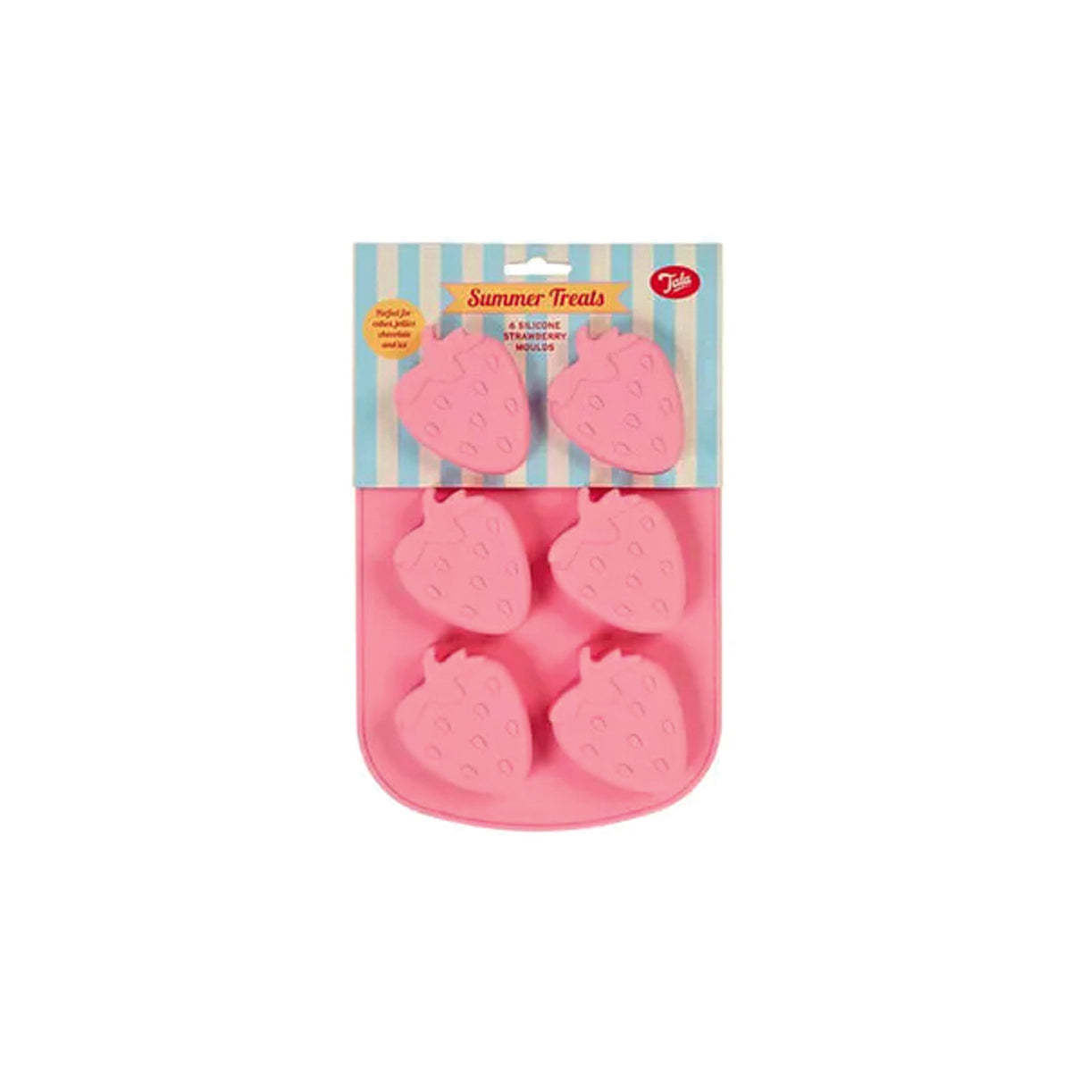 Tala Silicone Strawberry Ice Mould - 6 Shapes