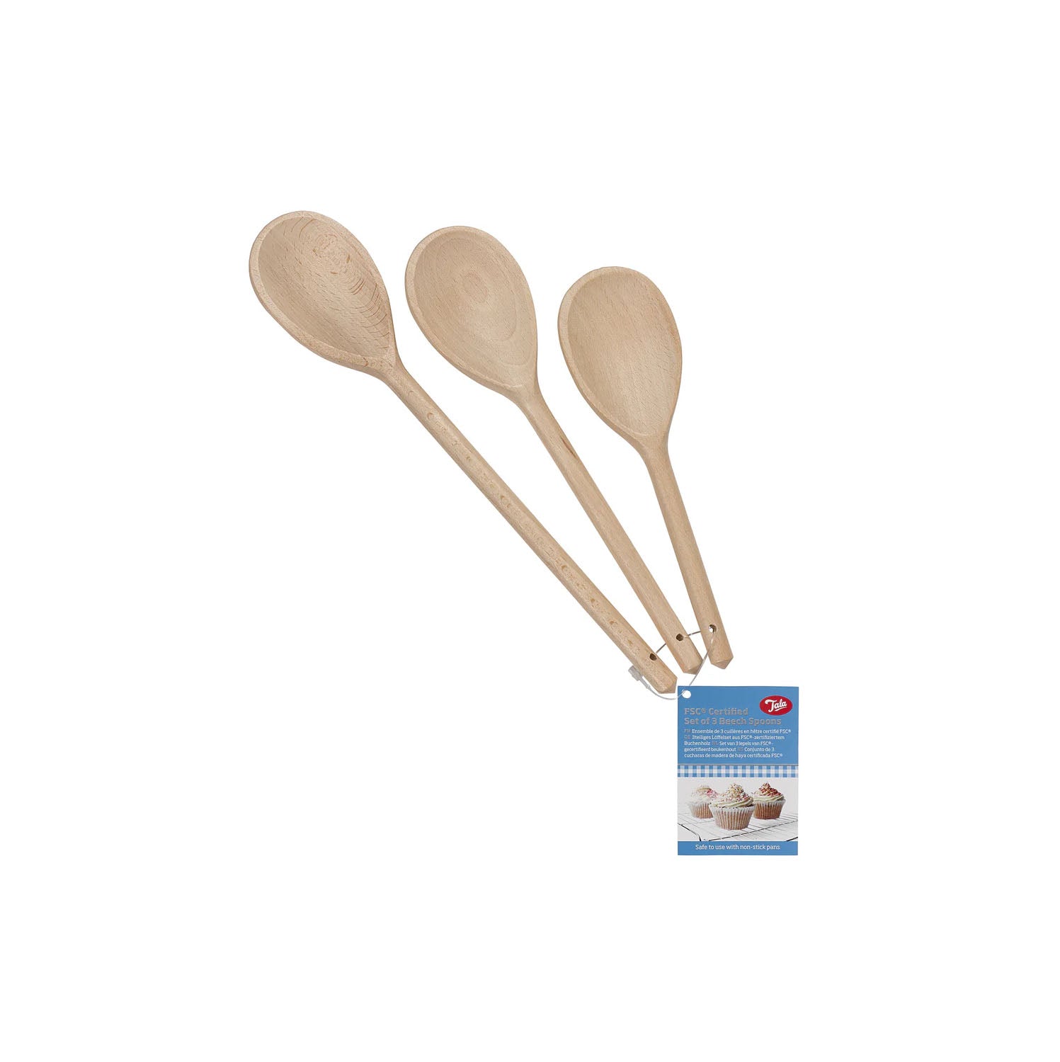 Tala Wooden Spoon Set — 3 Piece