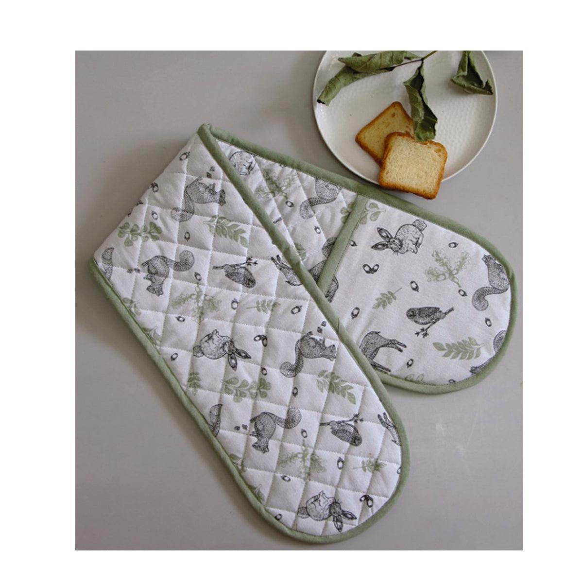 HL Double Oven Mitt — Woodland