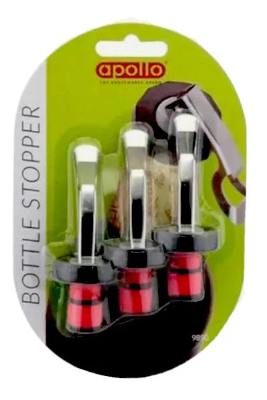 Apollo Bottle Stoppers – Set of 3