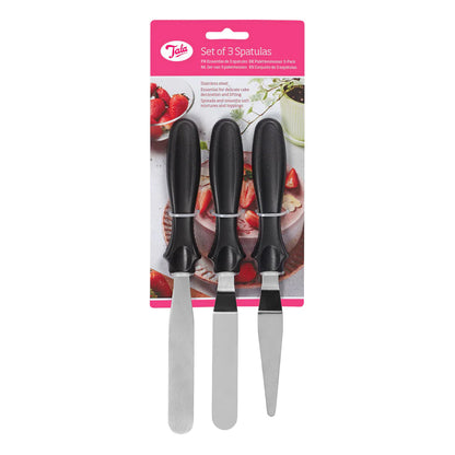 Tala Stainless Steel Spatulas - Set of 3