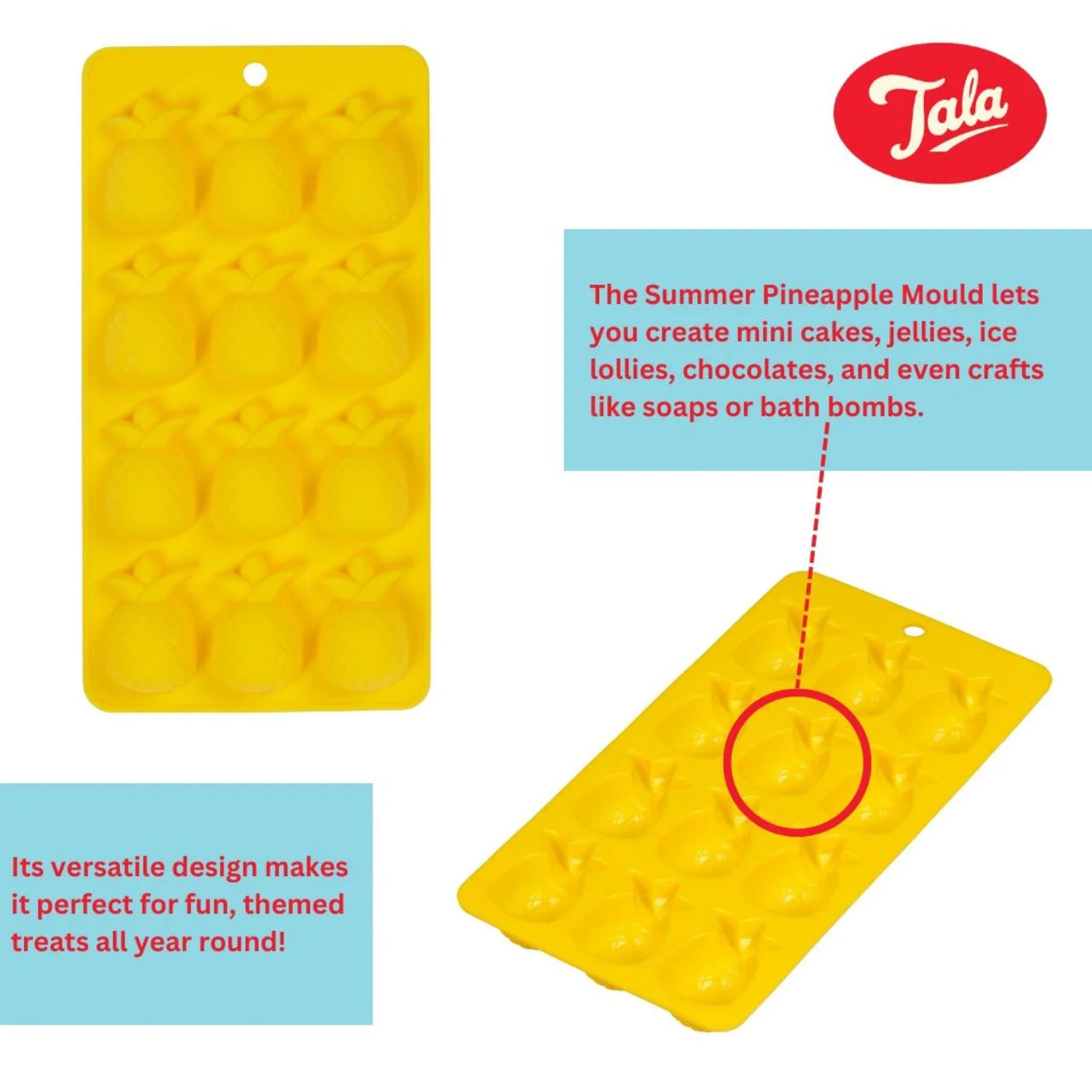 Tala Silicone Pineapple Ice Mould