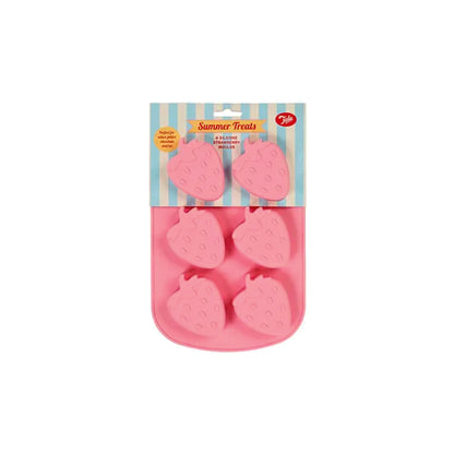 Tala Silicone Strawberry Ice Mould — 6 Shapes