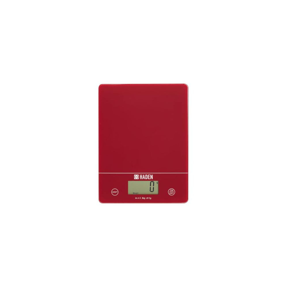 Sabichi Digi Kitchen Scale Red 5kg