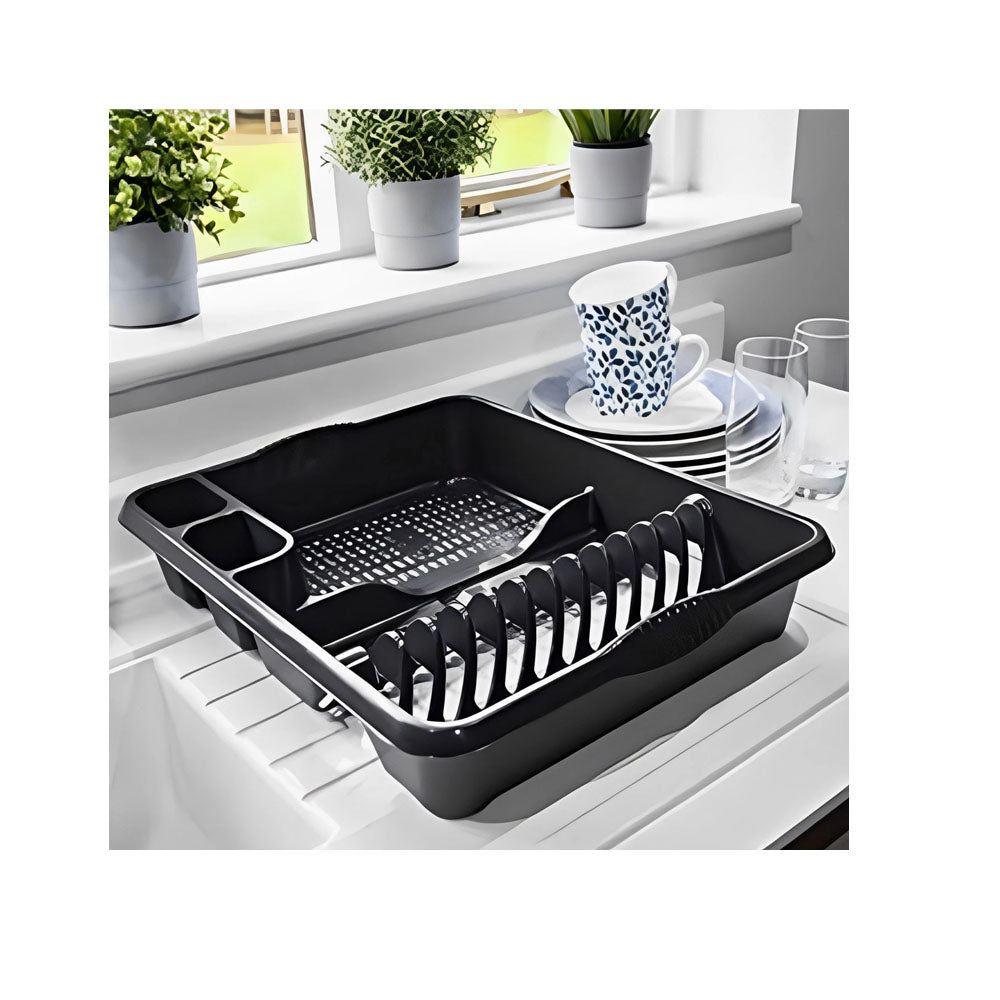 Wham Casa Dish Drainer Black M/Night
