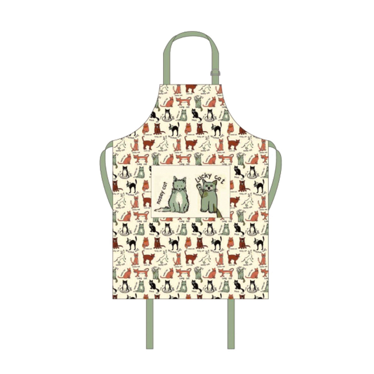 HL Cotton Apron — Cat