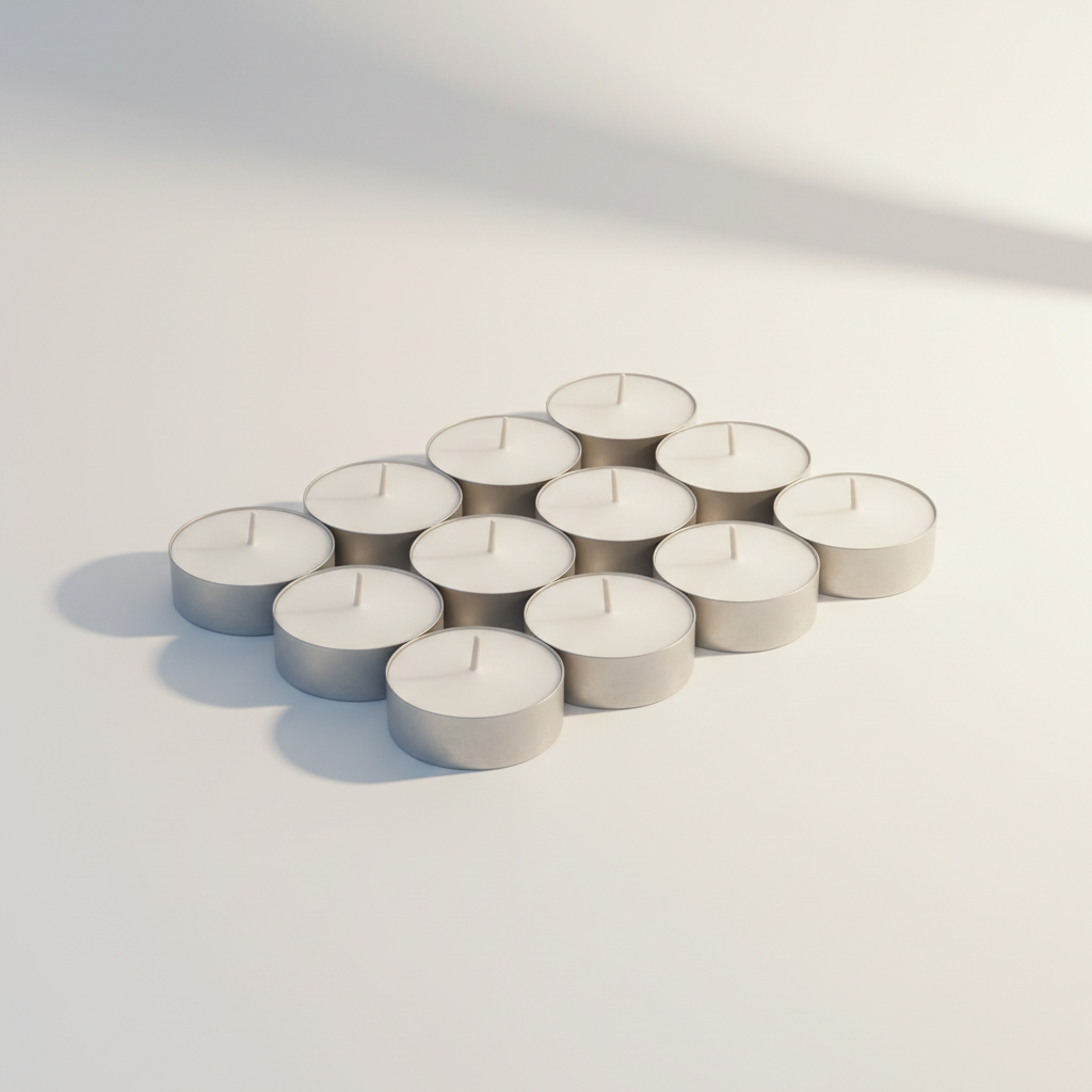 Essential White Tealight Candles Pack of 20